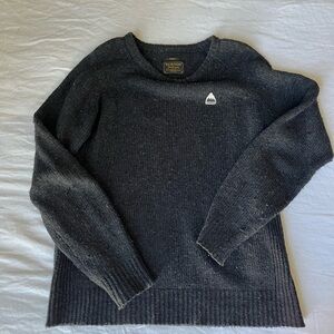 Burton Men's Charcoal Crewneck Sweater
